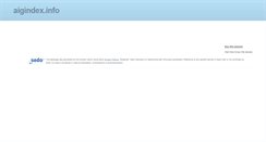 Desktop Screenshot of aigindex.info